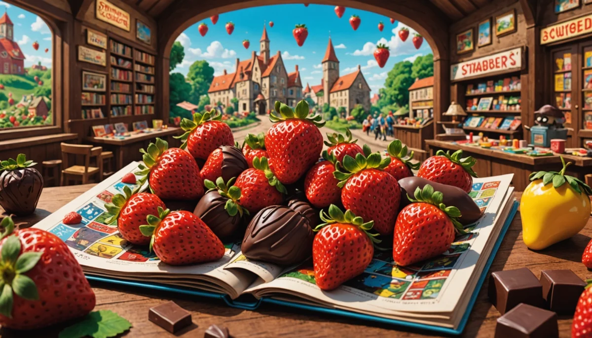 bd fraise et chocolat