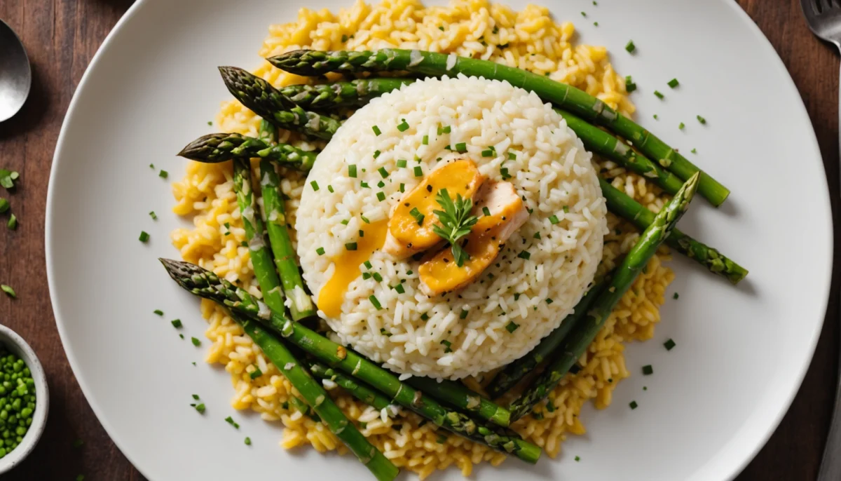 risotto poulet asperge