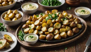 pommes de terre ecrasees four