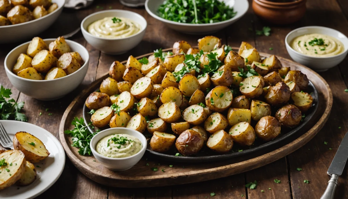 pommes de terre ecrasees four